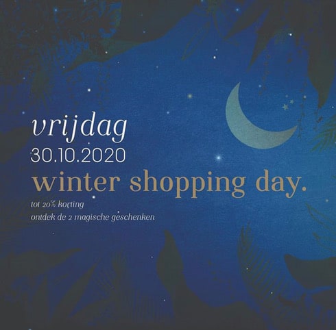 Je bekijkt nu Winter Shopping Day 27/10 – 30/10/2020